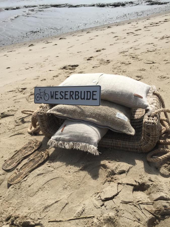 Moin !Die Weserbude Nordenham Bagian luar foto